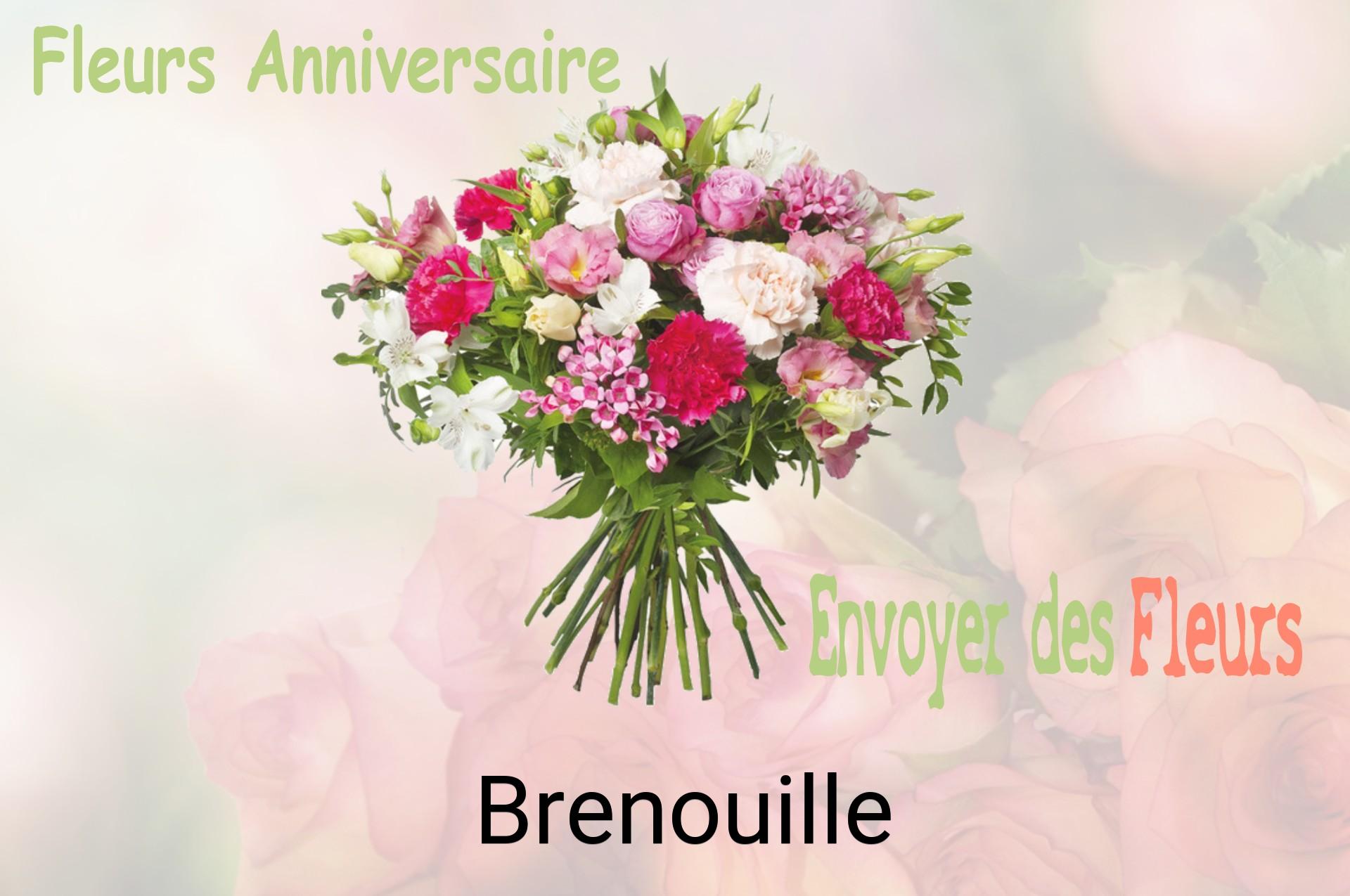 Bouquet de fleurs d’anniversaire livré à Brenouille